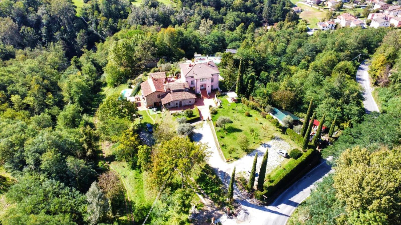 Villa Belvedere Pieve Fosciana Buitenkant foto
